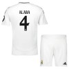 Maillot de Supporter Real Madrid Alaba 4 Domicile 2024-25 Pour Enfant